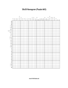 Nonogram - 30x30 - A3