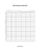Nonogram - 30x30 - A31 Print Puzzle