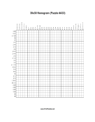 Nonogram - 30x30 - A33 Print Puzzle