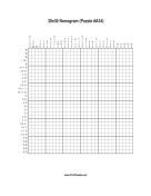 Nonogram - 30x30 - A34 Print Puzzle