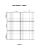 Nonogram - 30x30 - A37 Print Puzzle