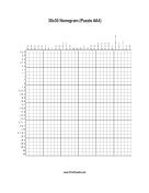 Nonogram - 30x30 - A4 Print Puzzle