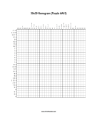 Nonogram - 30x30 - A43 Print Puzzle