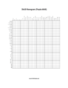 Nonogram - 30x30 - A46 Print Puzzle
