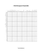 Nonogram - 30x30 - A5 Print Puzzle
