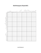 Nonogram - 30x30 - A51 Print Puzzle
