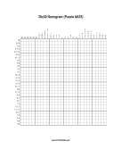 Nonogram - 30x30 - A53 Print Puzzle