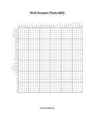Nonogram - 30x30 - A62 Print Puzzle