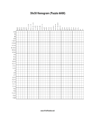 Nonogram - 30x30 - A66 Print Puzzle