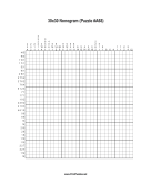Nonogram - 30x30 - A68 Print Puzzle