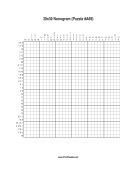 Nonogram - 30x30 - A69 Print Puzzle