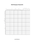 Nonogram - 30x30 - A7 Print Puzzle