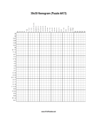 Nonogram - 30x30 - A73 Print Puzzle
