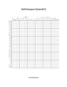 Nonogram - 30x30 - A74 Print Puzzle
