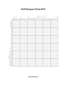 Nonogram - 30x30 - A76 Print Puzzle