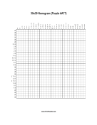 Nonogram - 30x30 - A77 Print Puzzle