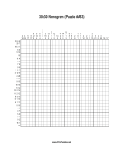 Nonogram - 30x30 - A83 Print Puzzle