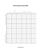 Nonogram - 30x30 - A89 Print Puzzle