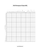 Nonogram - 30x30 - A9 Print Puzzle