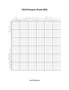 Nonogram - 30x30 - A94 Print Puzzle
