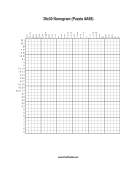 Nonogram - 30x30 - A98 Print Puzzle